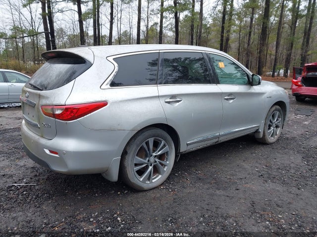 2014 Infiniti Qx60 Hybrid მანქანა იყიდება აუქციონზე, vin: 5N1CL0MM7EC516309, აუქციონის ნომერი: 44392216