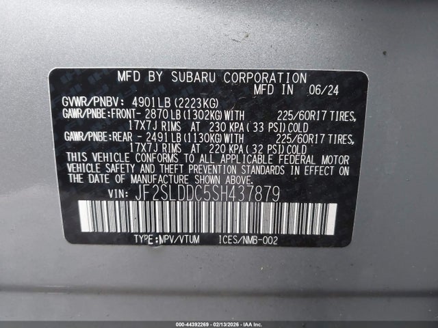 Subaru Forester Premium 2025 JF2SLDDC5SH437879 Image 9