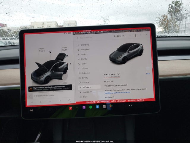 2022 TESLA MODEL Y 7SAYGDEF2NF405663 Photo 6
