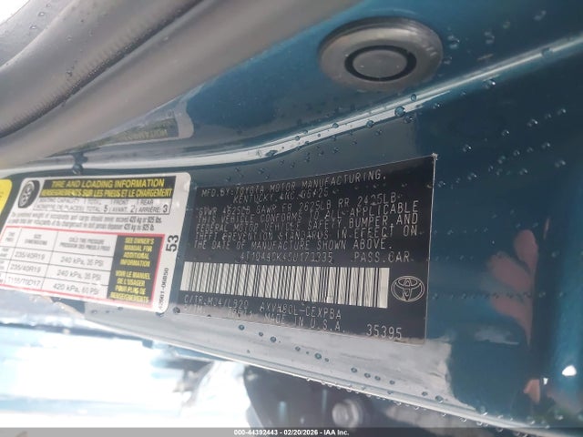 Toyota CAMRY XSE 2025 4T1DAACK4SU173335 Image 9