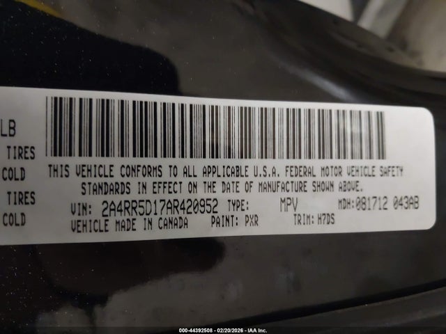 2010 CHRYSLER TOWN & COUNTRY 2A4RR5D17AR420952 Photo 8