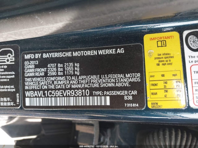 WBAVL1C59EVR93810 BMW X1 Xdrive28i