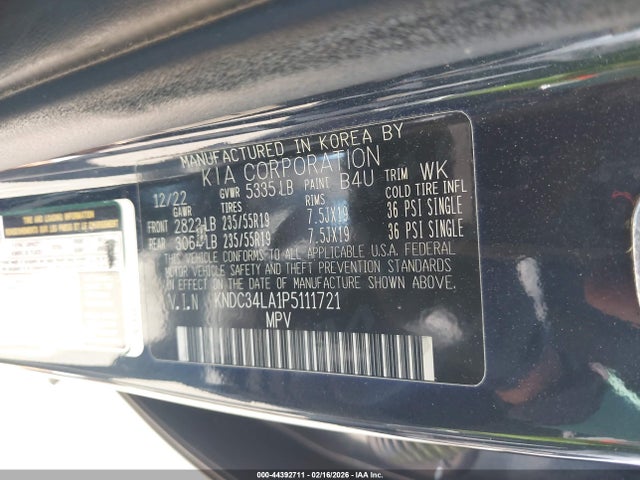 2023 KIA EV6 KNDC34LA1P5111721 Photo 8