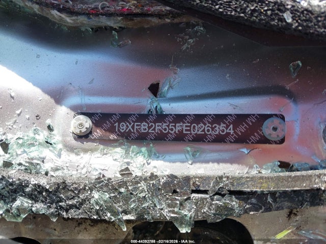 44392788 :رقم المزاد ، 19XFB2F55FE026354 vin ، 2015 Honda Civic Lx مزاد بيع