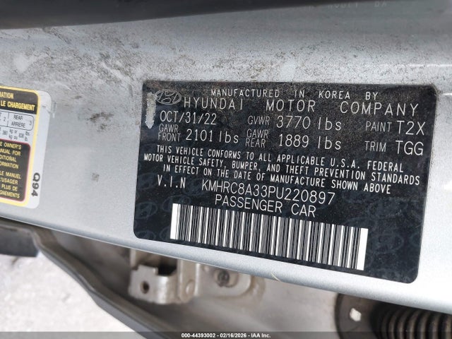 Hyundai Venue Sel 2023 KMHRC8A33PU220897 Image 9