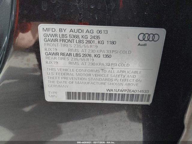 2014 AUDI Q5 WA1LFAFP2EA014533 Photo 8