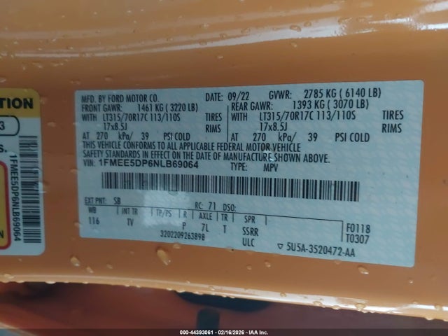 Ford Bronco Wildtrak 2022 1FMEE5DP6NLB69064 Image 9