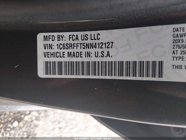 2022 RAM 1500 1C6SRFFT5NN412127 Photo 8