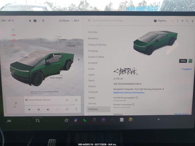 Продажа на аукционе авто 2025 Tesla Cybertruck All-wheel Drive, vin: 7G2CEHED8SA072913, номер лота: 44393116
