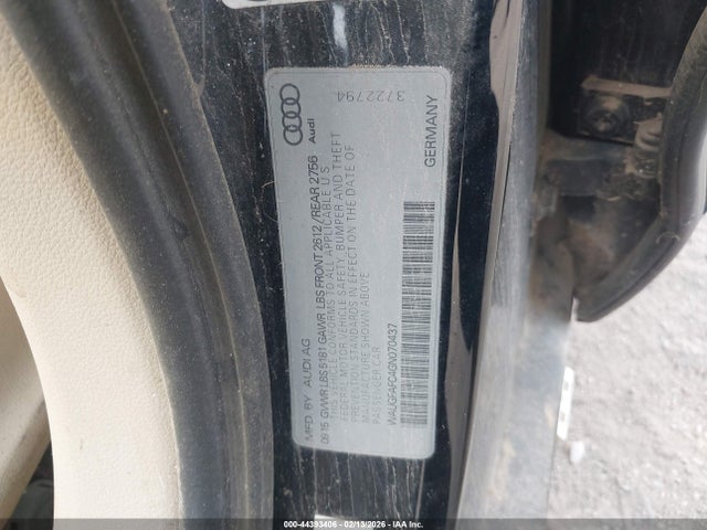 2016 AUDI A6 WAUGFAFC4GN070437 Photo 8