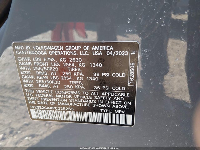 2023 VOLKSWAGEN ATLAS CROSS SPORT 1V2SE2CAXPC225253 Photo 8