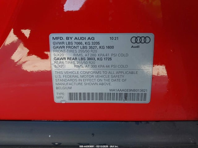 2022 AUDI E-TRON WA1AAAGE9NB013621 Photo 8