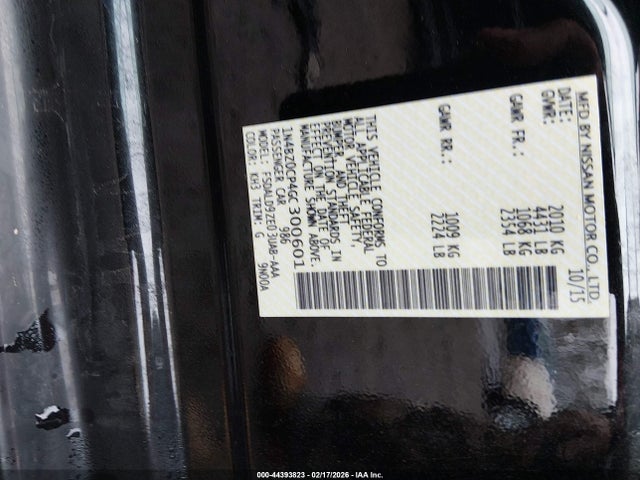 1N4BZ0CP4GC300601 Nissan LEAF SV