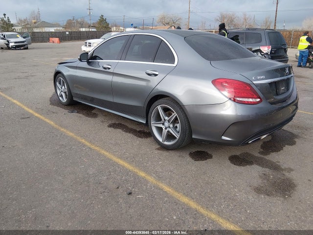 2017 Mercedes-benz C 300 Sport 4matic მანქანა იყიდება აუქციონზე, vin: 55SWF4KB4HU198446, აუქციონის ნომერი: 44393845