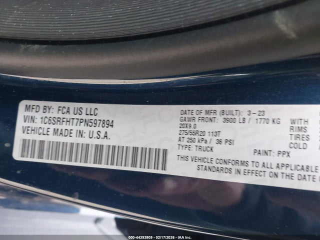 2023 RAM 1500 1C6SRFHT7PN597894 Photo 8