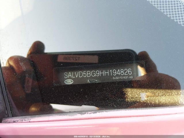 SALVD5BG9HH194826 Land Rover Range Rover Evoque Hse Dynamic