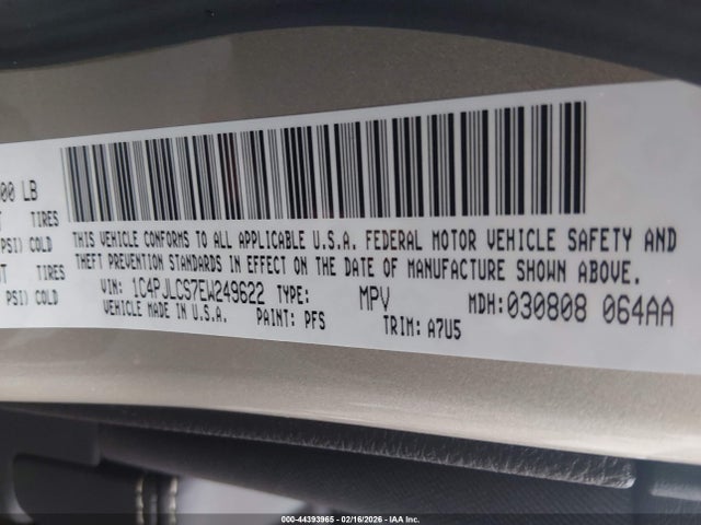 Jeep Cherokee Latitude 2014 1C4PJLCS7EW249622 Image 9