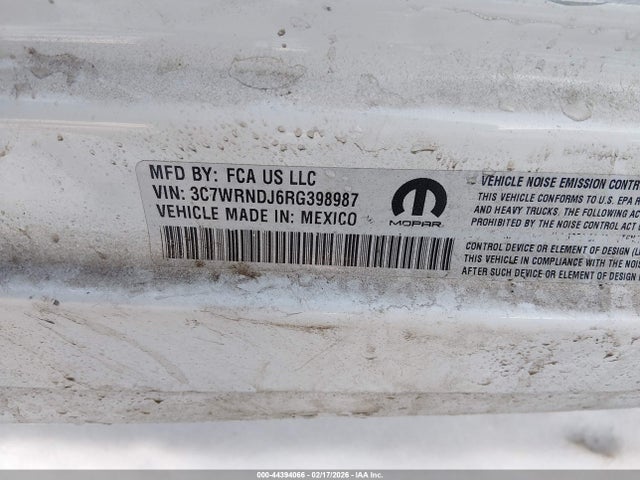 Продажа на аукционе авто 2024 Ram 5500 Chassis Tradesman/slt, vin: 3C7WRNDJ6RG398987, номер лота: 44394066