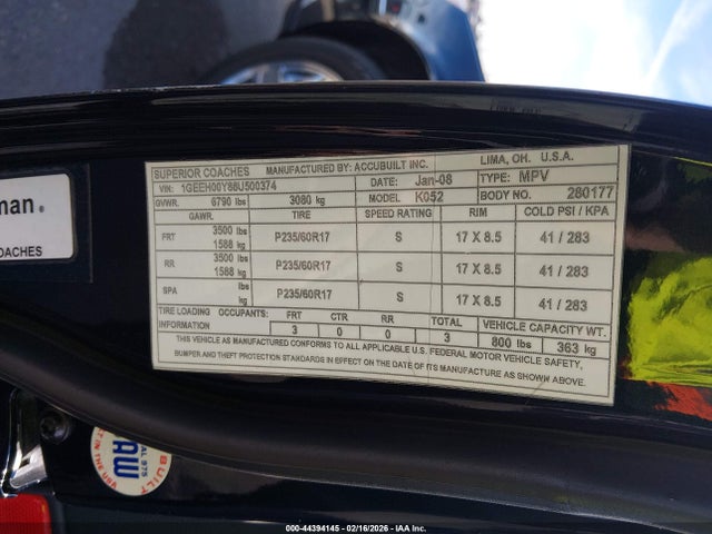 2008 CADILLAC DTS 1GEEH00Y88U500374 Photo 8