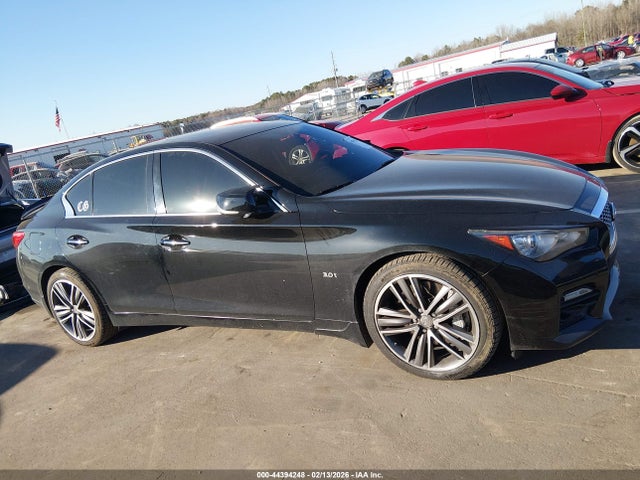 2017 Infiniti Q50 3.0t Sport მანქანა იყიდება აუქციონზე, vin: JN1EV7AR0HM832393, აუქციონის ნომერი: 44394248