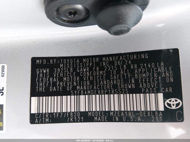 Toyota COROLLA LE 2024 5YFB4MDE8RP185525 Image 9