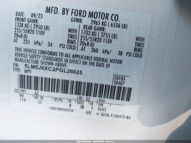 Lincoln Aviator Standard 2023 5LM5J6XC2PGL26625 Image 9