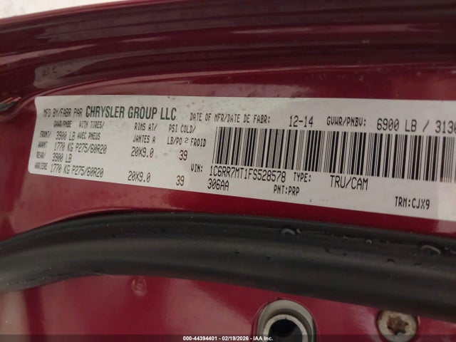 2015 RAM 1500 1C6RR7MT1FS528578 Photo 8