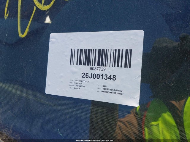 44394556 :رقم المزاد ، WDDGF8BB3BR148867 vin ، 2011 Mercedes-benz C 300 Luxury 4matic/sport 4matic مزاد بيع