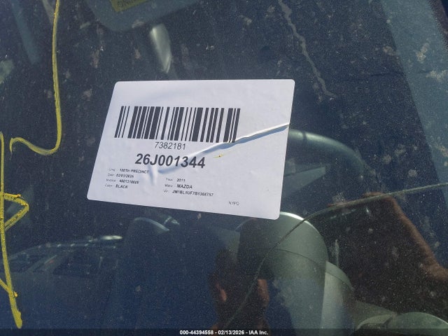 Aukcja sprzedaży 2011 Mazda Mazda3 I Sport, vin: JM1BL1UF7B1368757, numer aukcji: 44394558