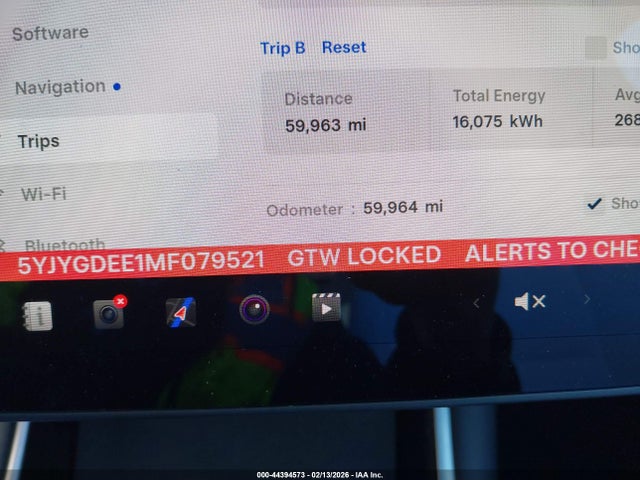 Продажа на аукционе авто 2021 Tesla Model Y Long Range Dual Motor All-wheel Drive, vin: 5YJYGDEE1MF079521, номер лота: 44394573