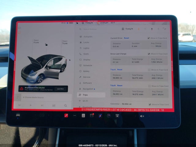 Продажа на аукционе авто 2021 Tesla Model Y Long Range Dual Motor All-wheel Drive, vin: 5YJYGDEE1MF079521, номер лота: 44394573