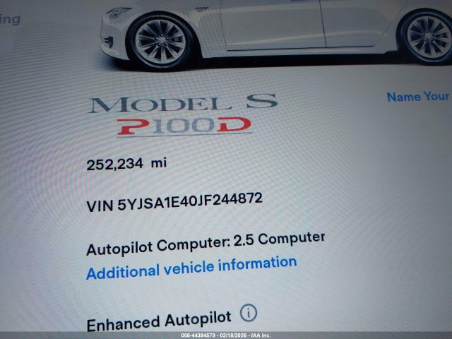 2018 TESLA MODEL S 5YJSA1E40JF244872 Photo 6