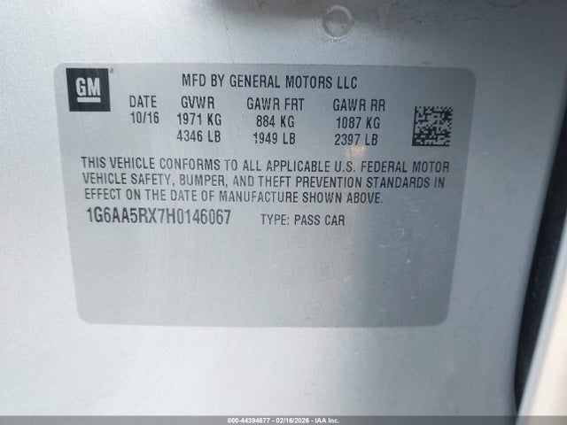 2017 CADILLAC ATS 1G6AA5RX7H0146067 Photo 8