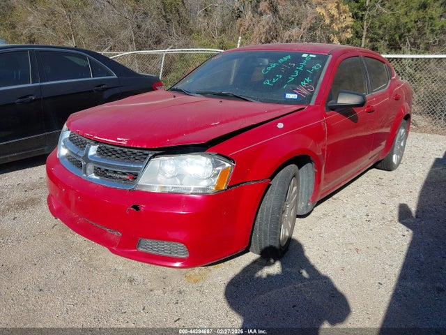 2013 Dodge Avenger Se მანქანა იყიდება აუქციონზე, vin: 1C3CDZAB5DN622371, აუქციონის ნომერი: 44394687