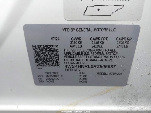 4W5KHNRL0RZ505687 Acura Zdx A-spec