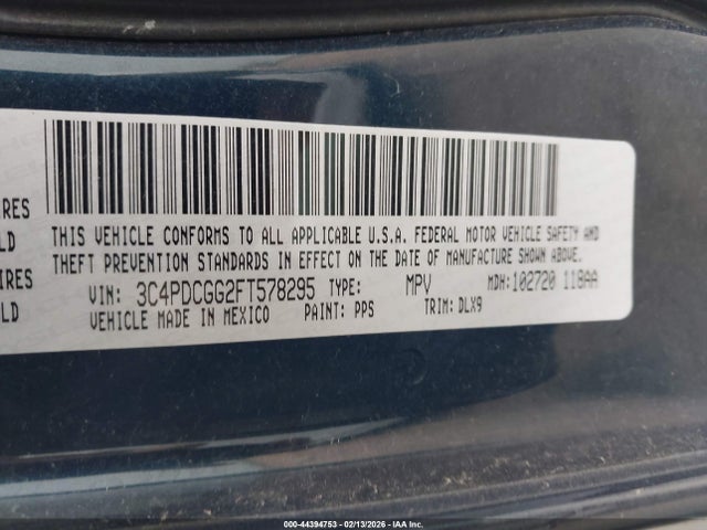 Dodge Journey Crossroad 2015 3C4PDCGG2FT578295 Image 9