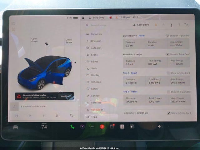 Aukcja sprzedaży 2021 Tesla Model Y Long Range Dual Motor All-wheel Drive, vin: 5YJYGDEE6MF305455, numer aukcji: 44394864
