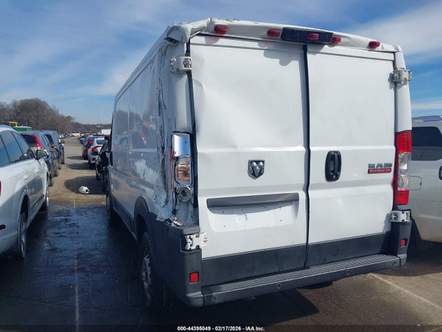 2019 Ram Promaster 1500 Low Roof 136 Wb მანქანა იყიდება აუქციონზე, vin: 3C6TRVAG7KE536702, აუქციონის ნომერი: 44395049