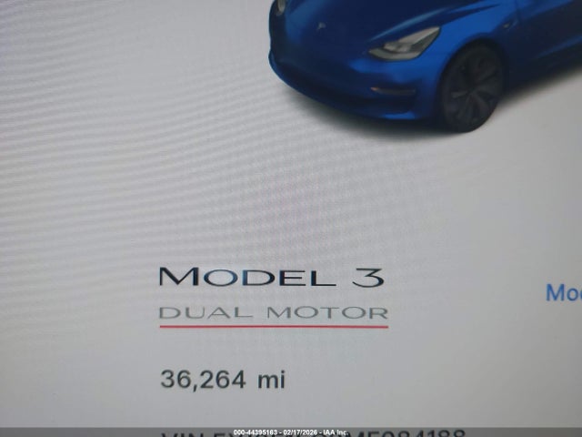 5YJ3E1EC2MF084188 Tesla Model 3 Performance Dual Motor All-wheel Drive