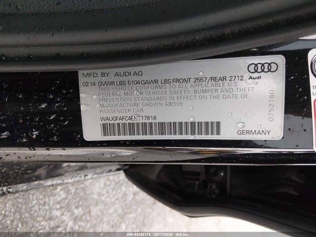 2014 AUDI A6 WAUGFAFC4EN117818 Photo 8