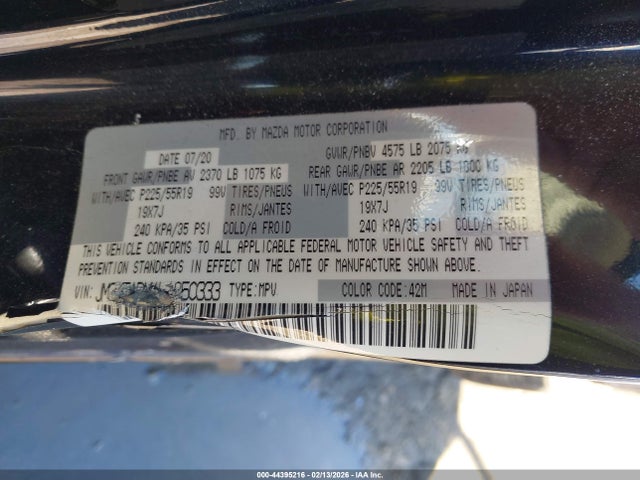 JM3KFADM1L1850333 Mazda Cx-5 Grand Touring
