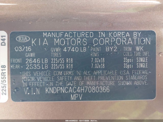 KIA Sportage Ex 2017 KNDPNCAC4H7080366 Image 9