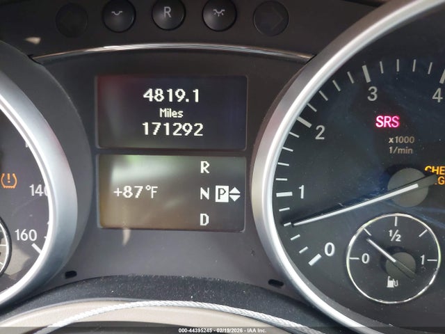 2011 Mercedes-benz Ml 350 მანქანა იყიდება აუქციონზე, vin: 4JGBB5GB2BA631851, აუქციონის ნომერი: 44395245