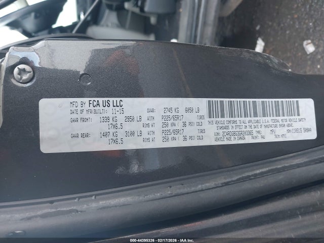 2C4RDGBG3GR203365 Dodge Grand Caravan Se