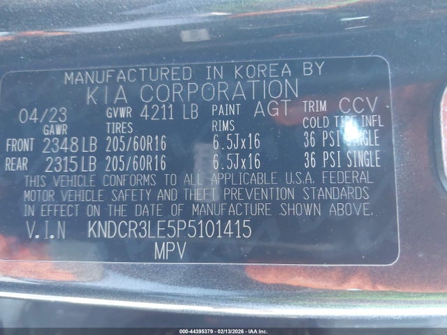 2023 KIA NIRO KNDCR3LE5P5101415 Photo 8