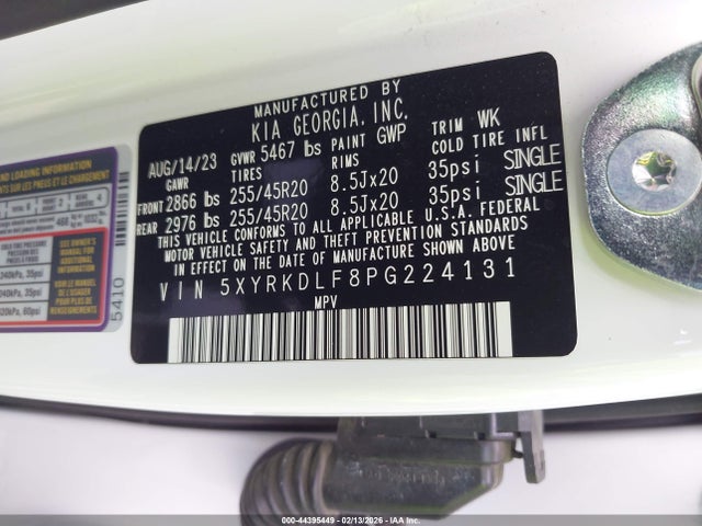 2023 KIA SORENTO 5XYRKDLF8PG224131 Photo 8