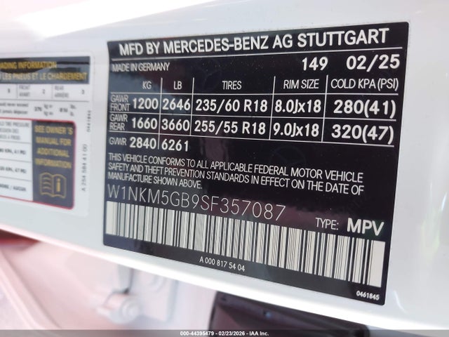 2025 MERCEDES-BENZ GLC 350E W1NKM5GB9SF357087 Photo 8
