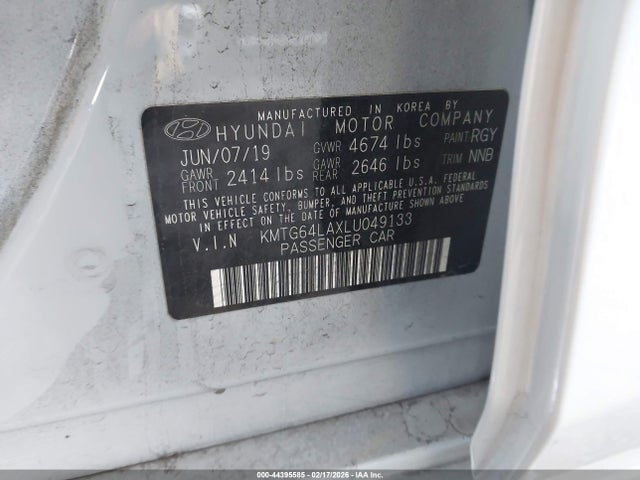 2020 GENESIS G70 KMTG64LAXLU049133 Photo 8