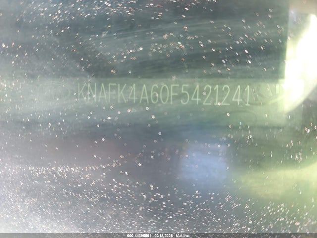 KNAFK4A60F5421241 KIA FORTE LX