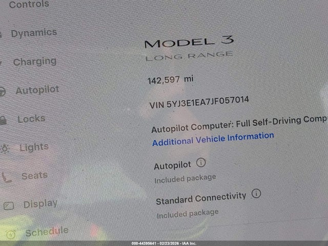 Tesla Model 3 Long Range/mid Range 2018 5YJ3E1EA7JF057014 Image 16